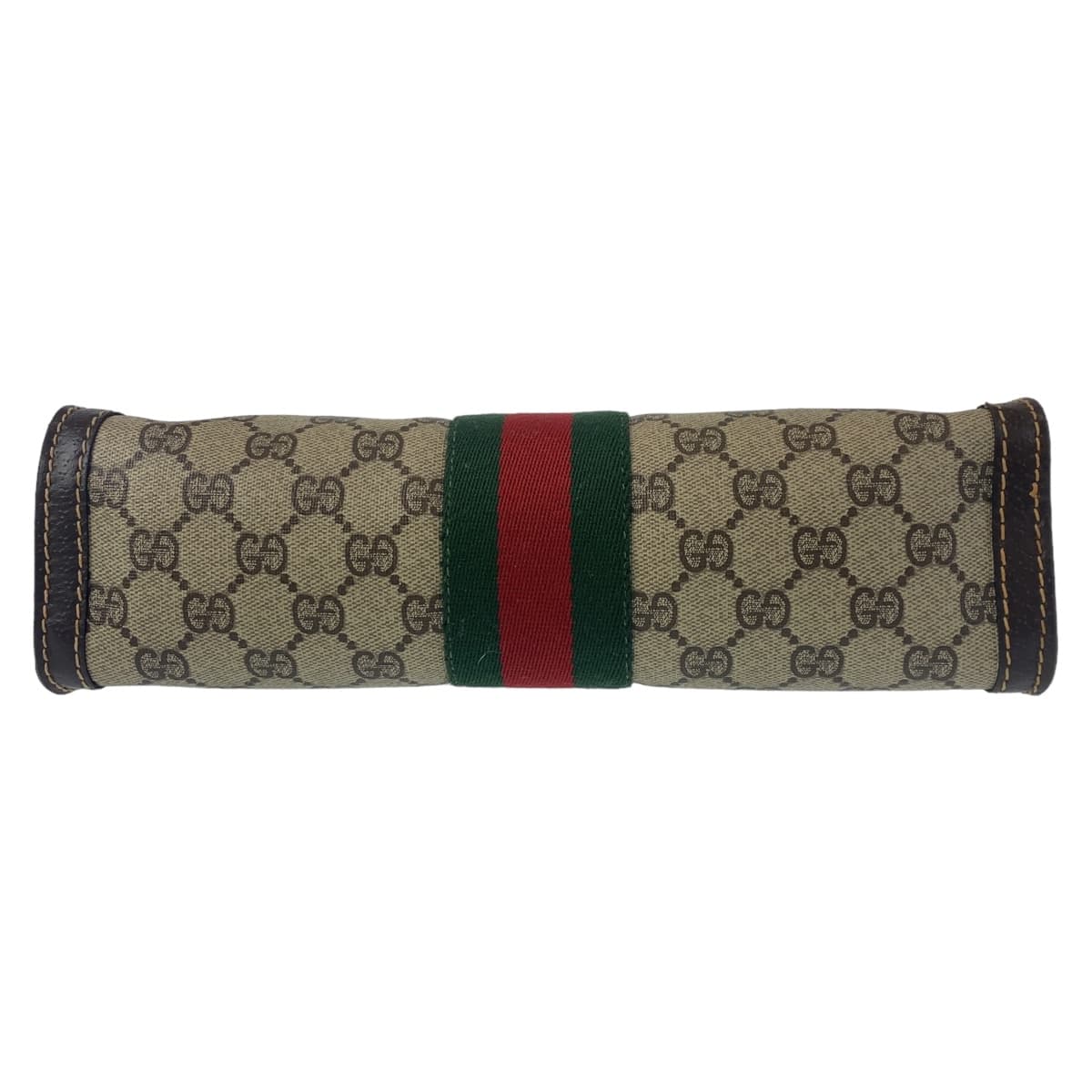 Gucci GG Canvas Leather Clutch Bag