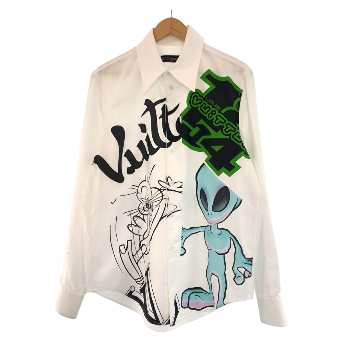 Louis Vuitton Cartoon Alien Graphic Shirt