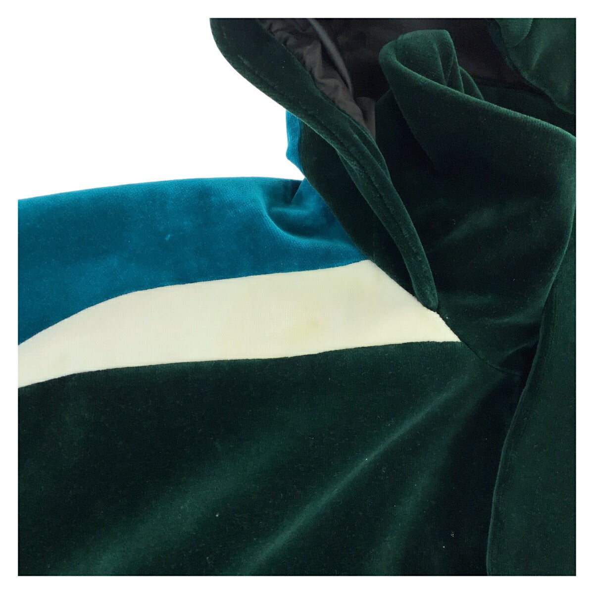 Louis Vuitton Velour Jacket Green Blue in Great Condition