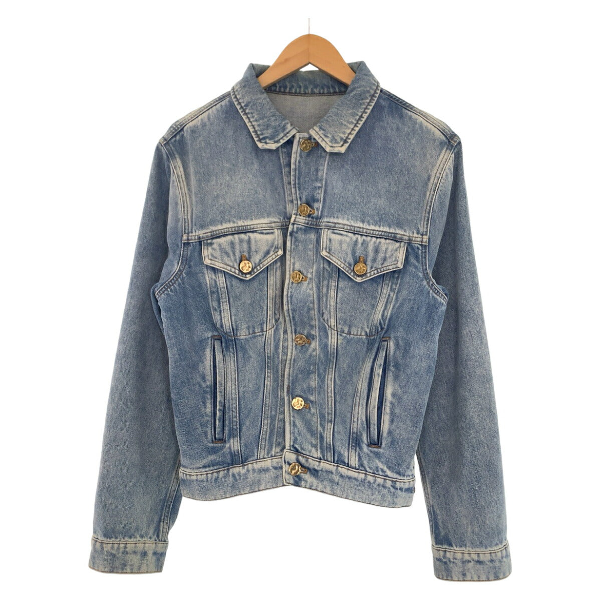 Louis Vuitton Cotton Denim Jacket HGA73WLVP in Great Condition