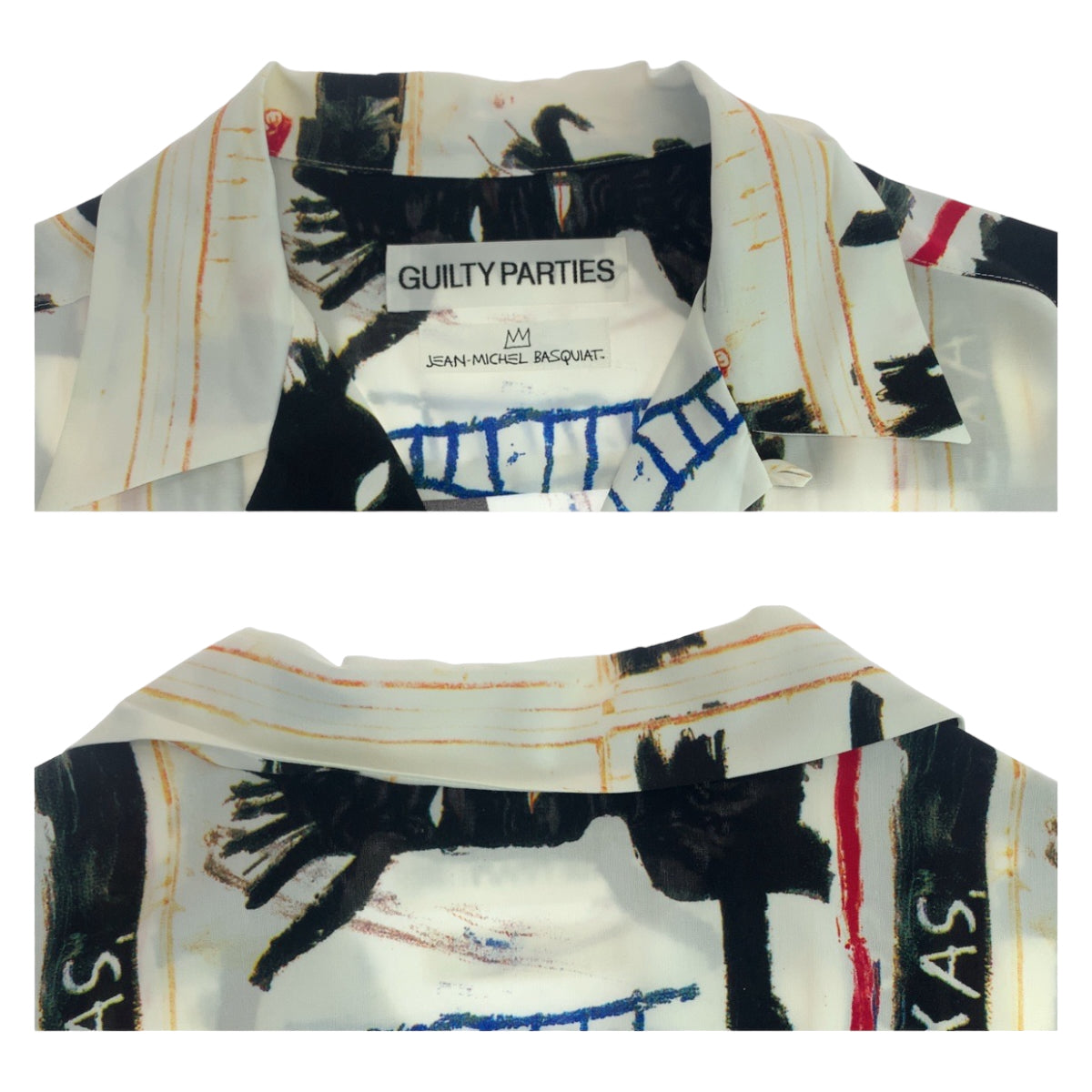 WACKO MARIA Basquiat Collaboration Rayon Short Sleeve Shirt M in Great Condition