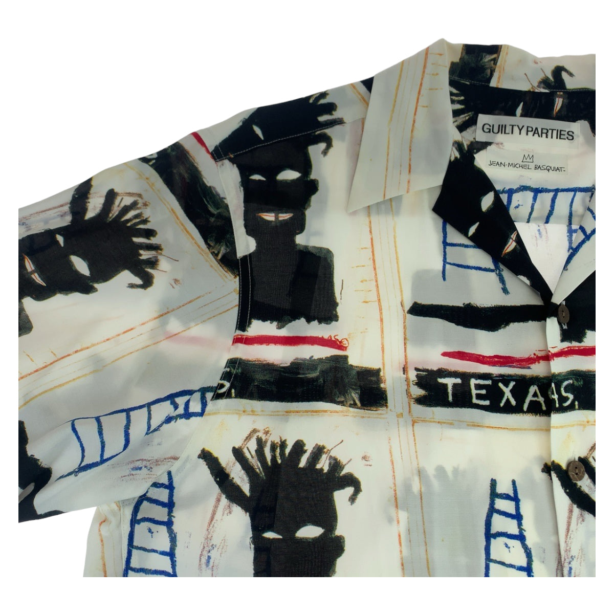 WACKO MARIA Basquiat Collaboration Rayon Short Sleeve Shirt M in Great Condition