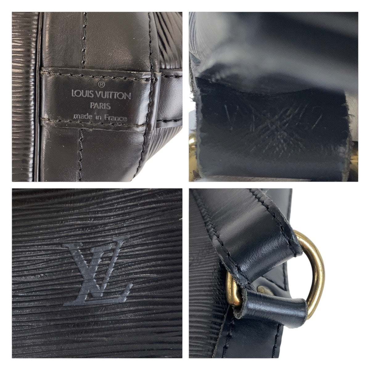 Louis Vuitton Epi Noe Leather Shoulder Bag in Good Condition