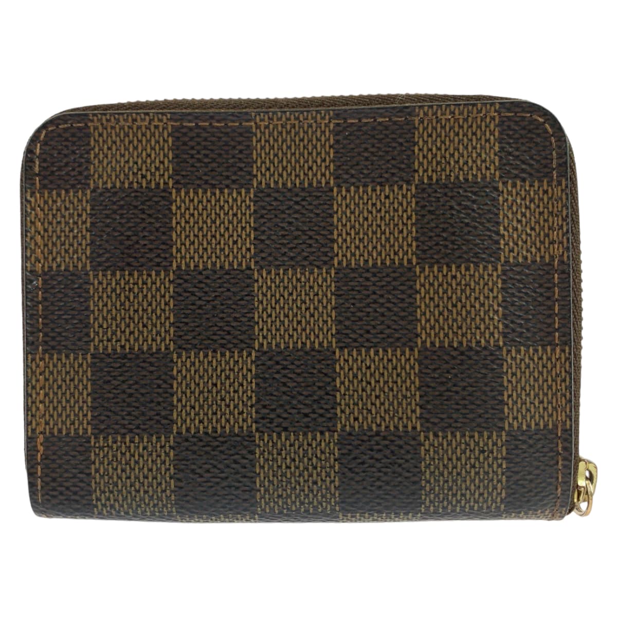 Louis Vuitton Damier Ebene Zippy Coin Purse N60213 in Very Good Condition