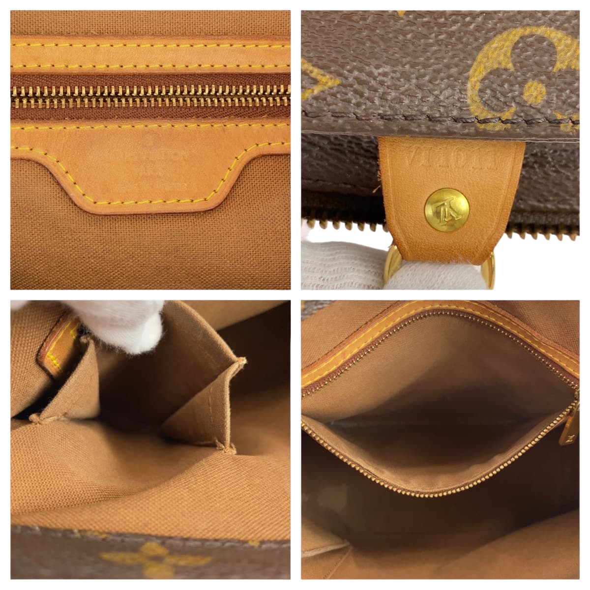 Louis Vuitton Monogram Cabas Piano Tote Bag M51148 in Very Good Condition