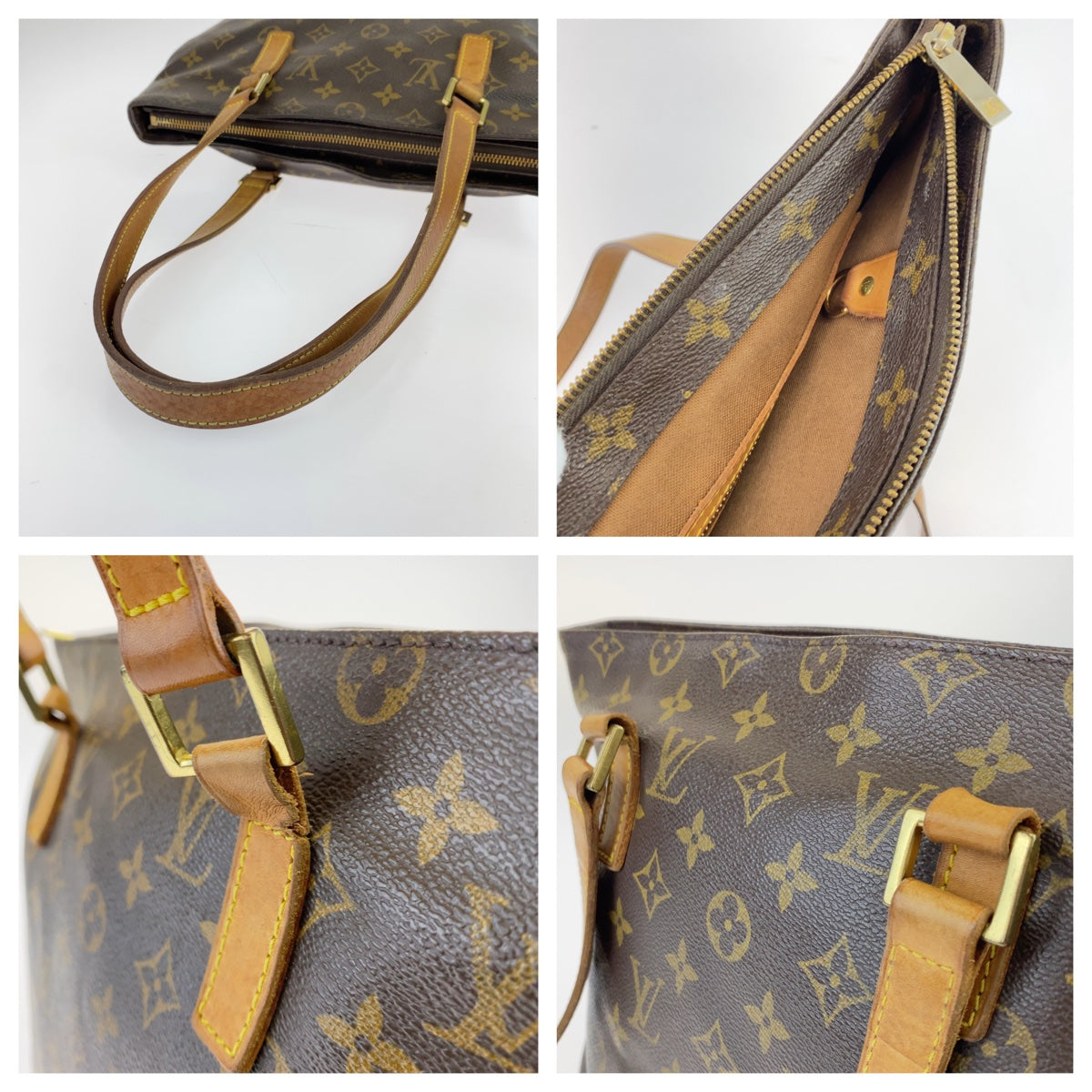 Louis Vuitton Monogram Cabas Piano Tote Bag M51148 in Very Good Condition