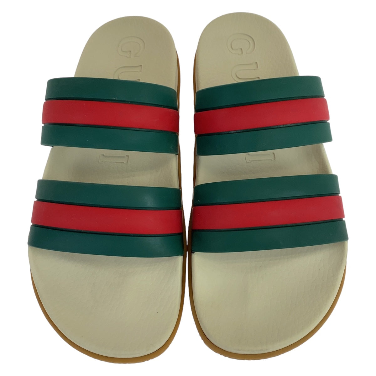 Gucci Rubber Sandals 692381 in Very Good Condition