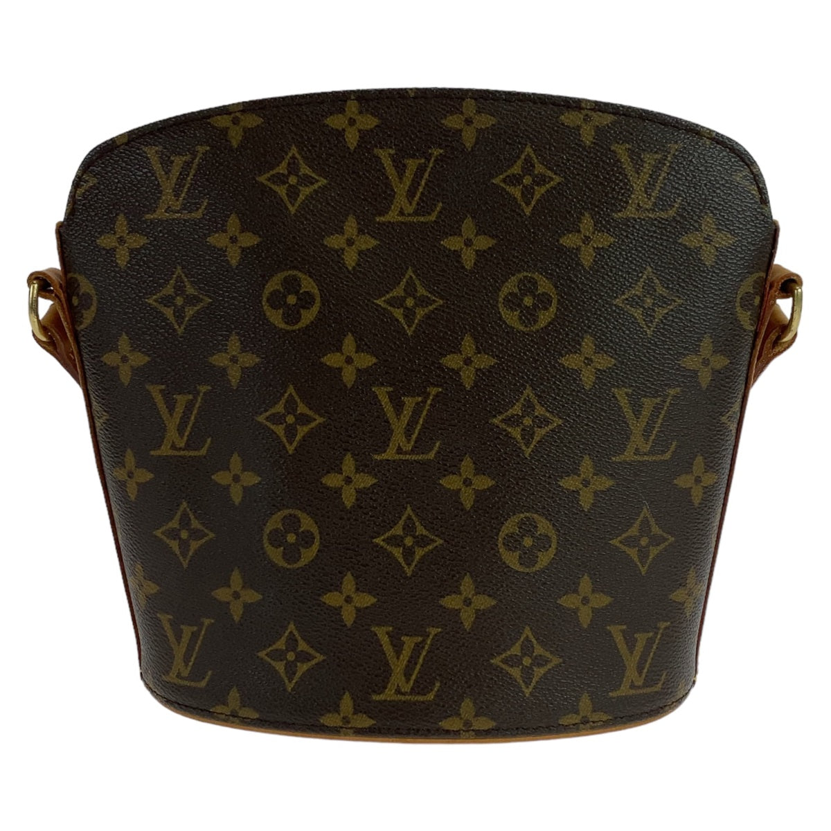 Louis Vuitton Monogram Drouot Shoulder Bag Brown