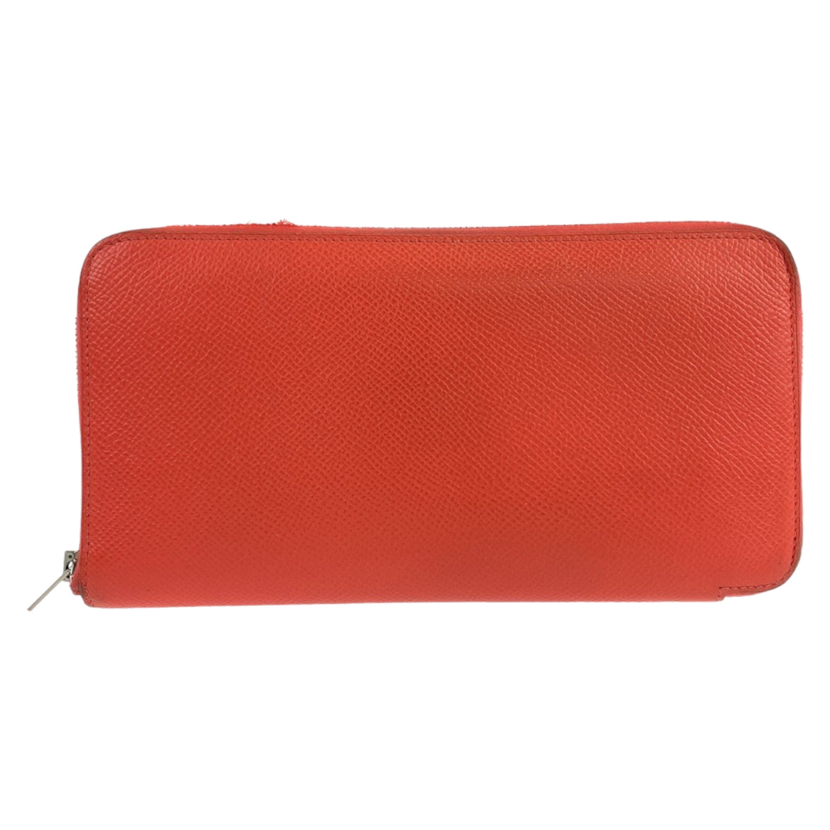 Hermes Azap Long Silk'in Wallet Red Orange