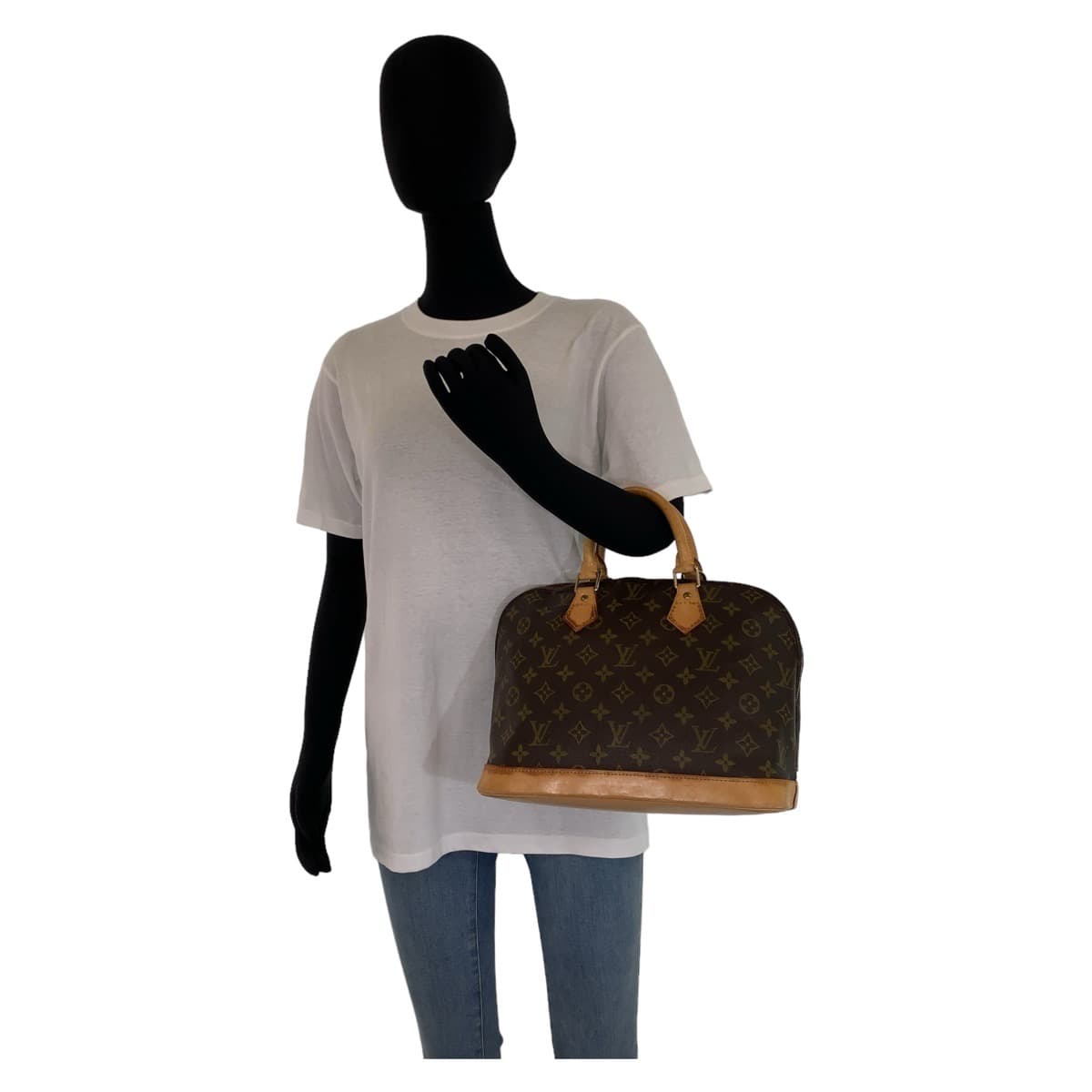 Louis Vuitton Monogram Alma PM Handbag M51130