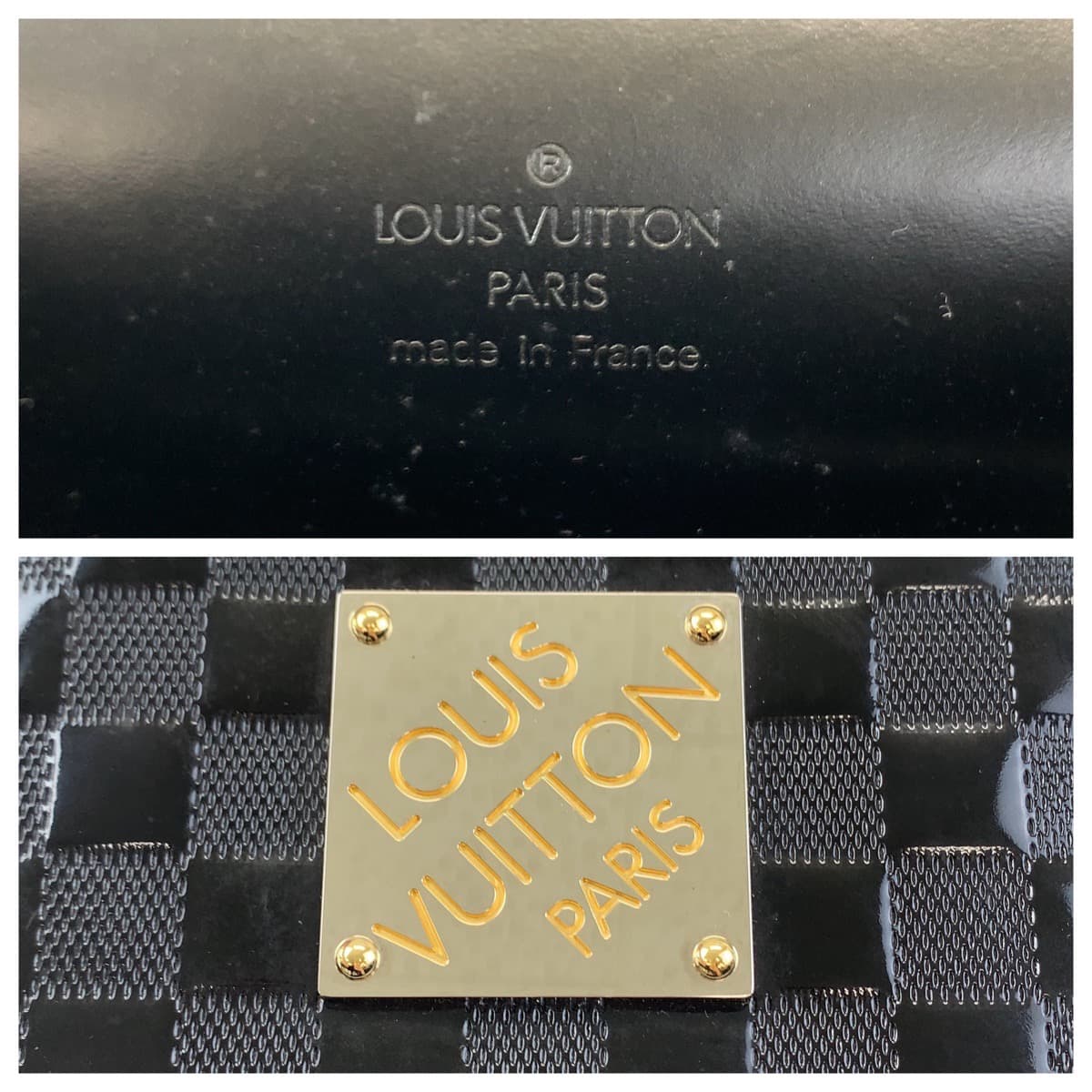 Louis Vuitton Damier Vernis Cabaret Club Shoulder Bag M92127 in Great Condition