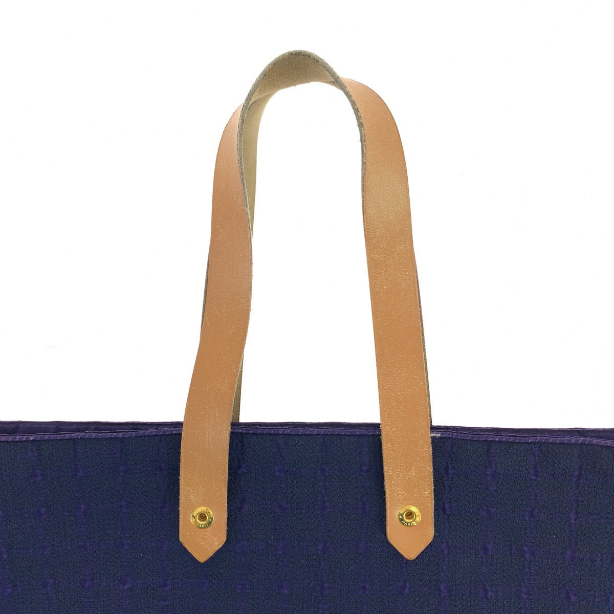 Hermes Amedaba GM Canvas Leather Tote Bag