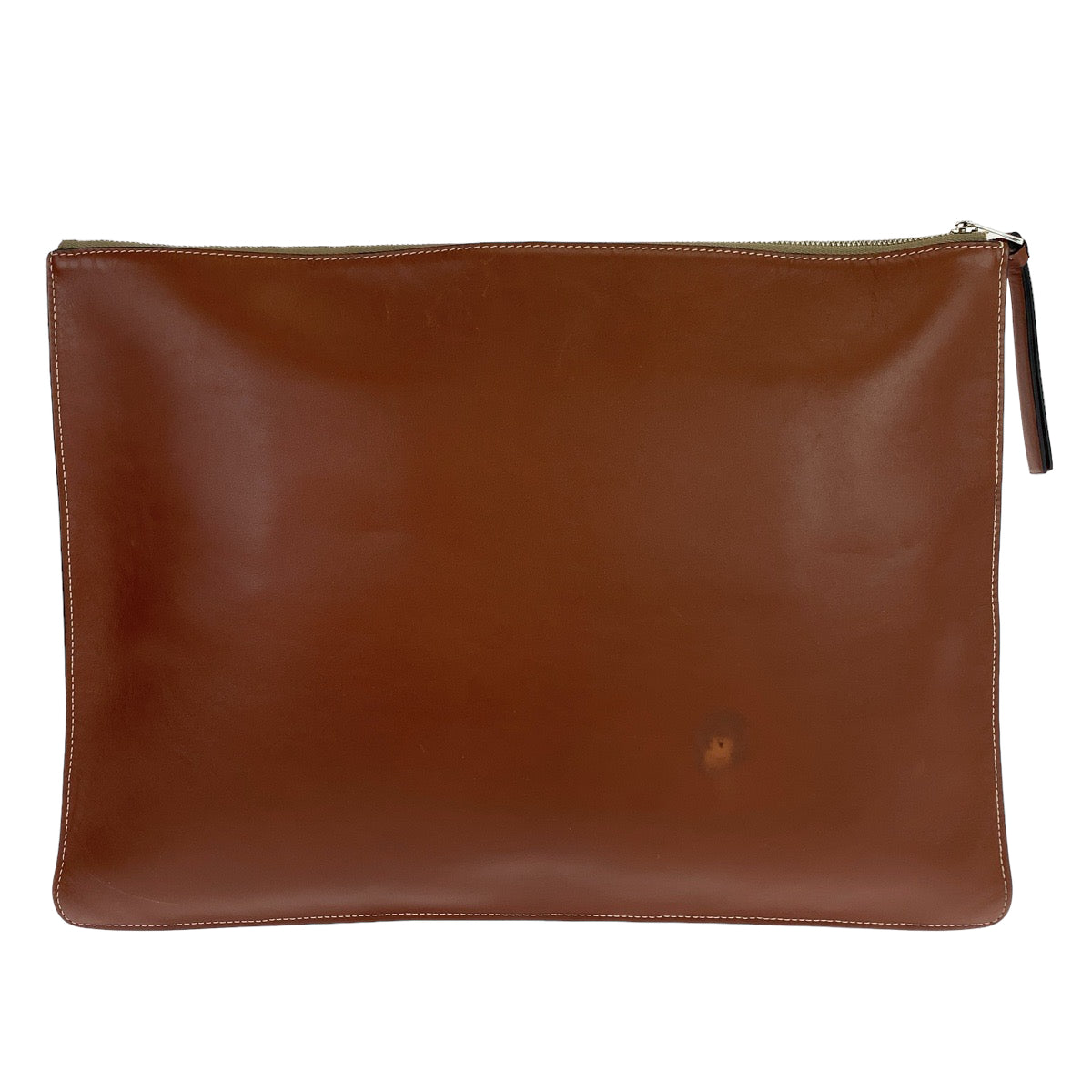 Loewe Anagram Grand Lion Leather Clutch