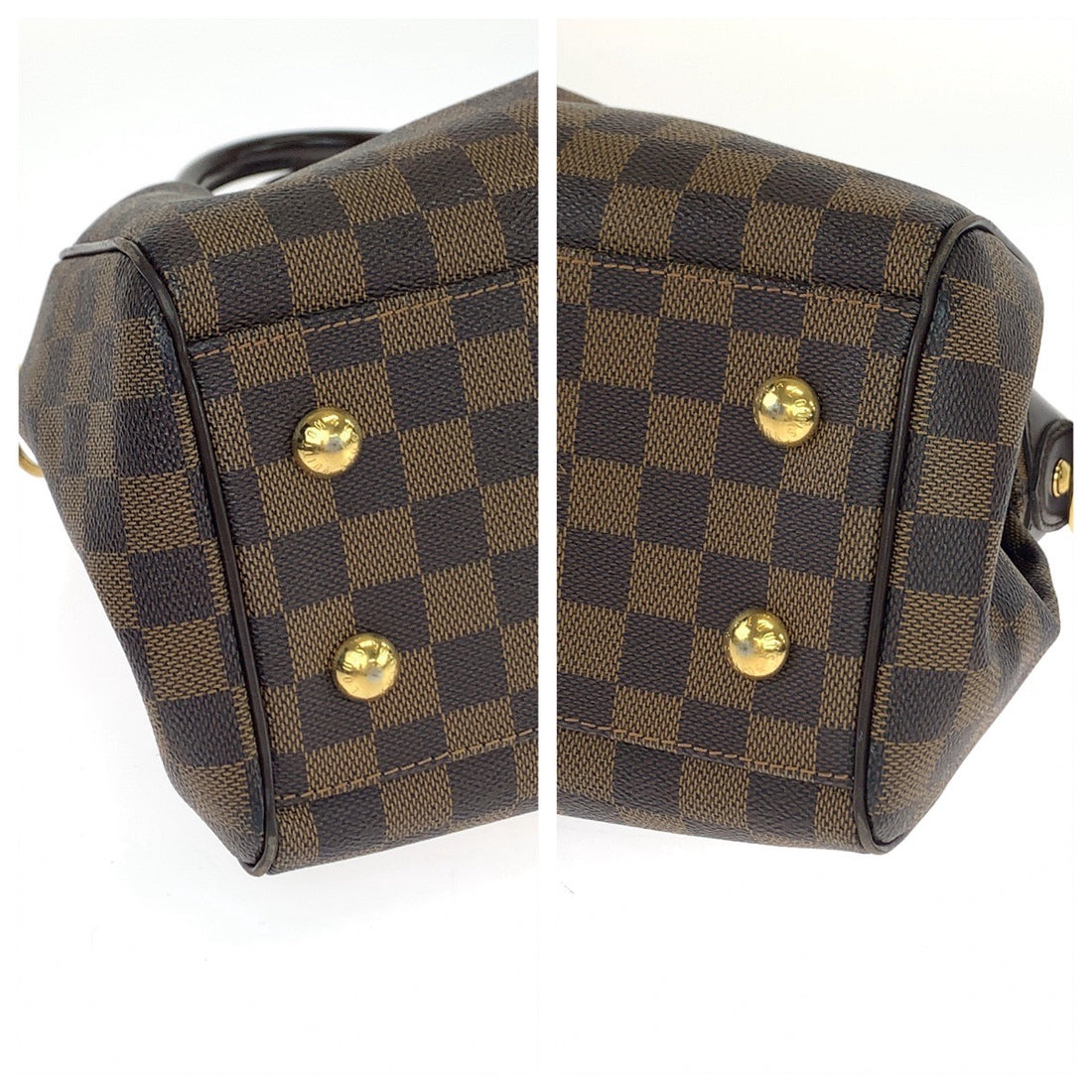 Louis Vuitton Damier Trevi PM Handbag Brown