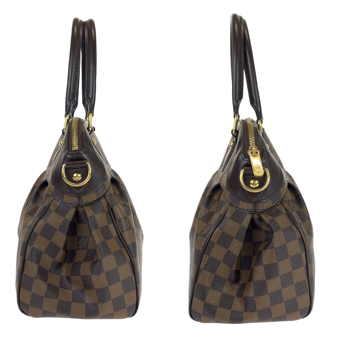 Louis Vuitton Damier Trevi PM Handbag Brown