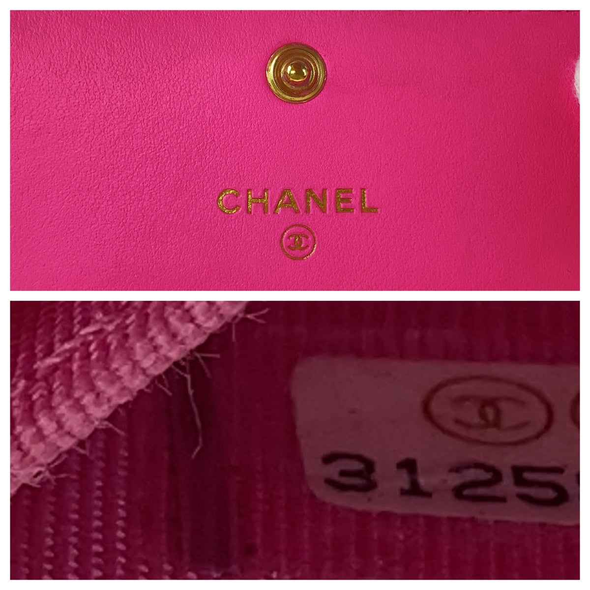 Chanel 19 Matelasse Pink Canvas Wallet