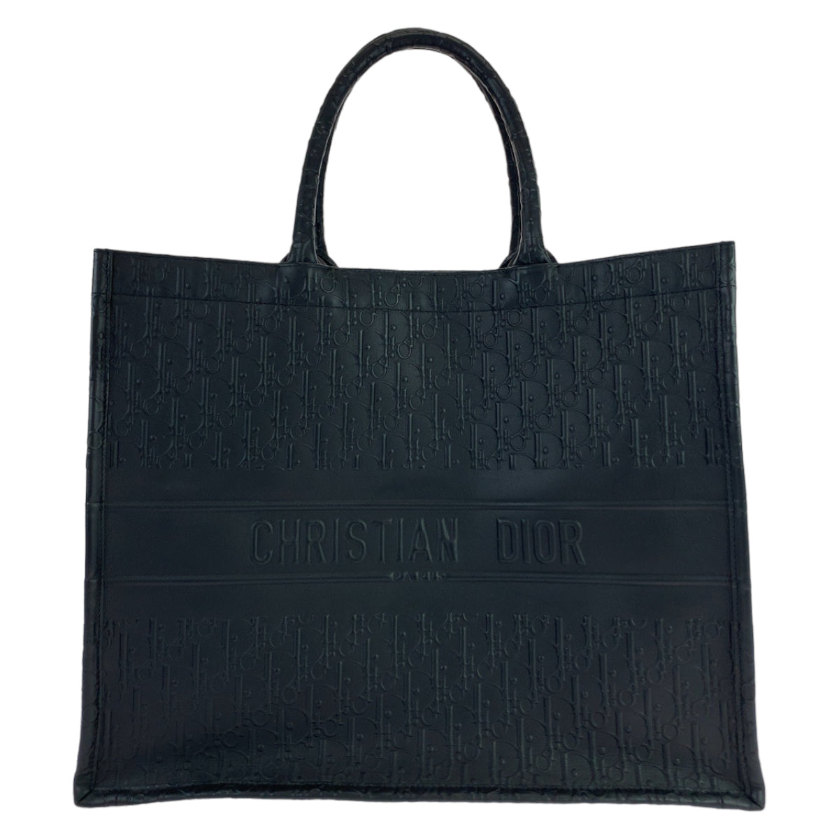 Dior Trotter Book Tote Large Black Calfskin Handbag in Great Condition