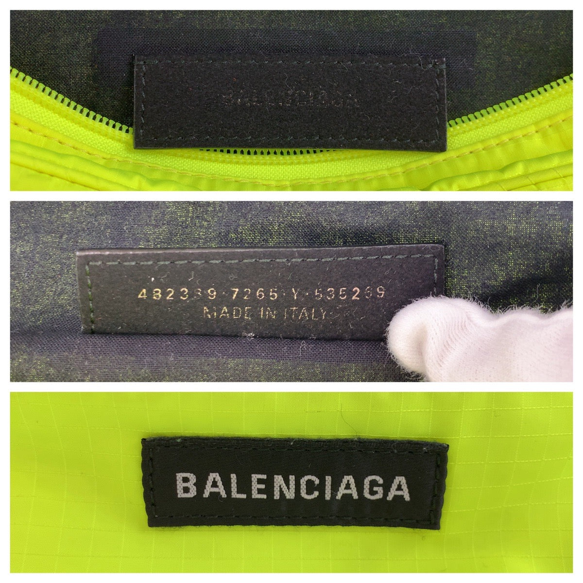 Balenciaga Nylon Explorer Waist Bag 482389 in Very Good Condition