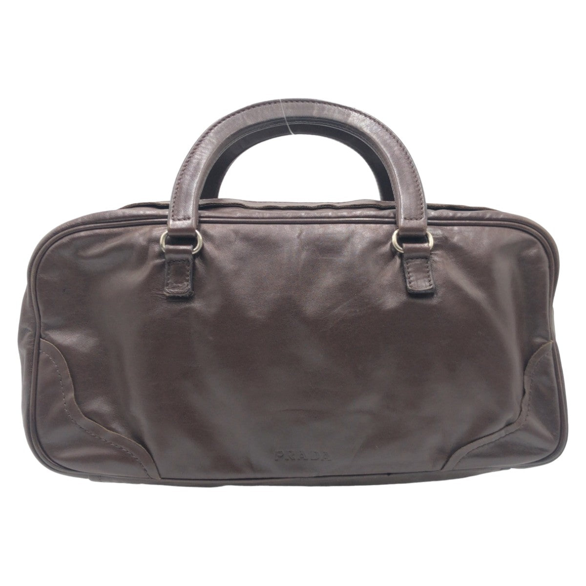 Prada Leather Handbag Brown