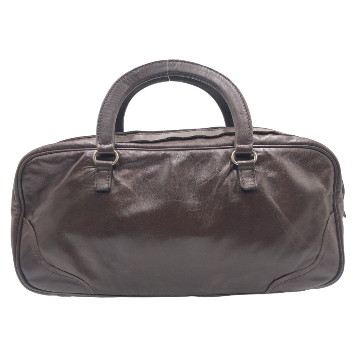 Prada Leather Handbag Brown