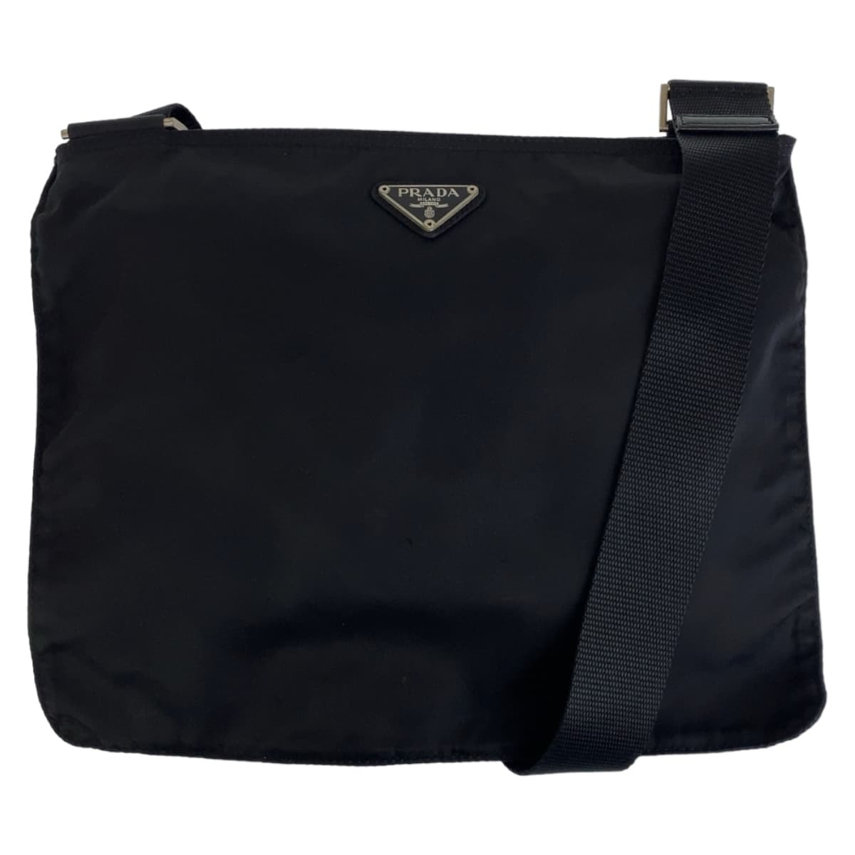 Prada Nylon Tessuto Triangle Logo Shoulder Bag