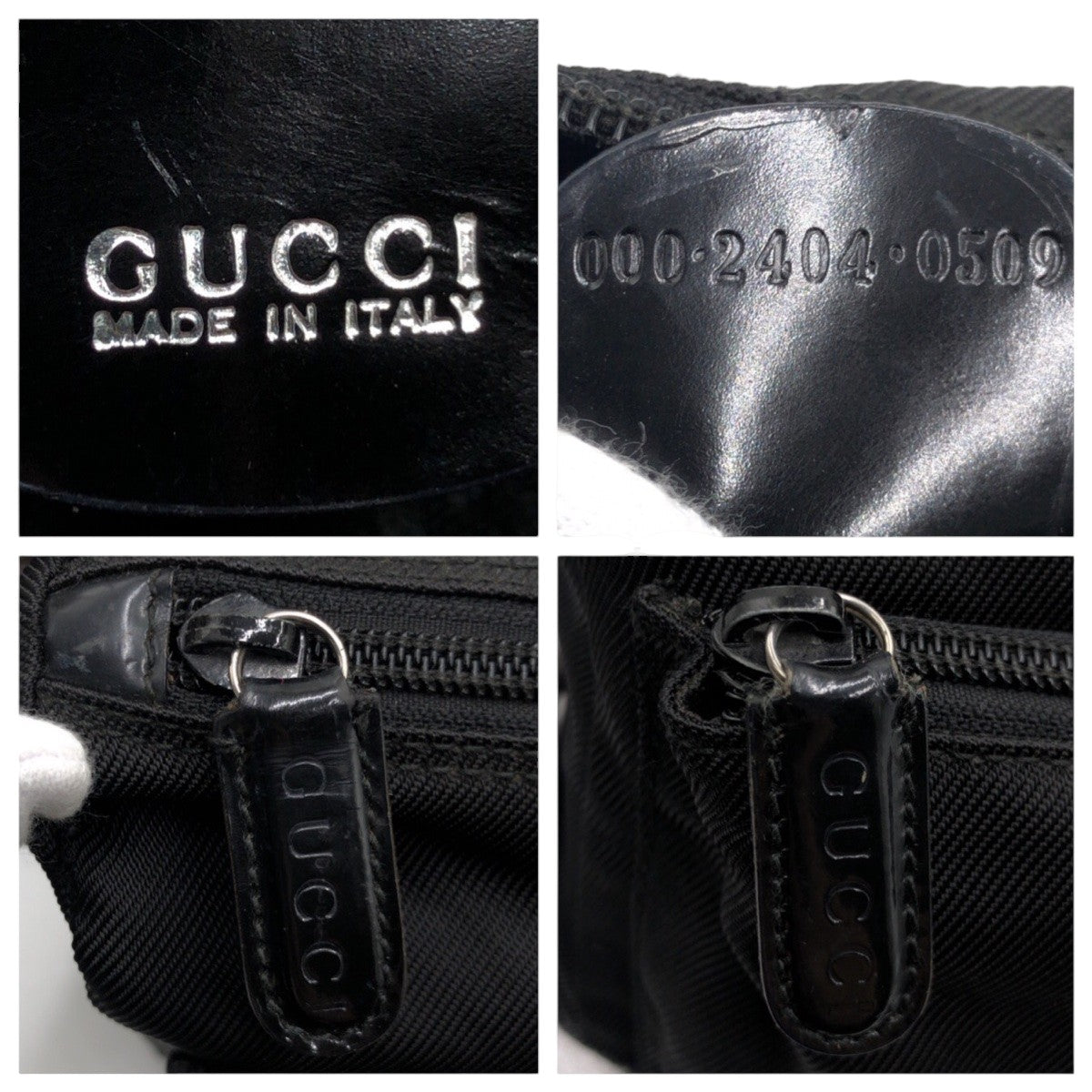 Gucci Nylon Bamboo 2way Handbag