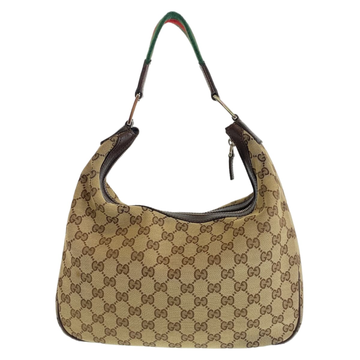 Gucci GG Canvas Shoulder Bag Handbag 145757 in Very Good Condition