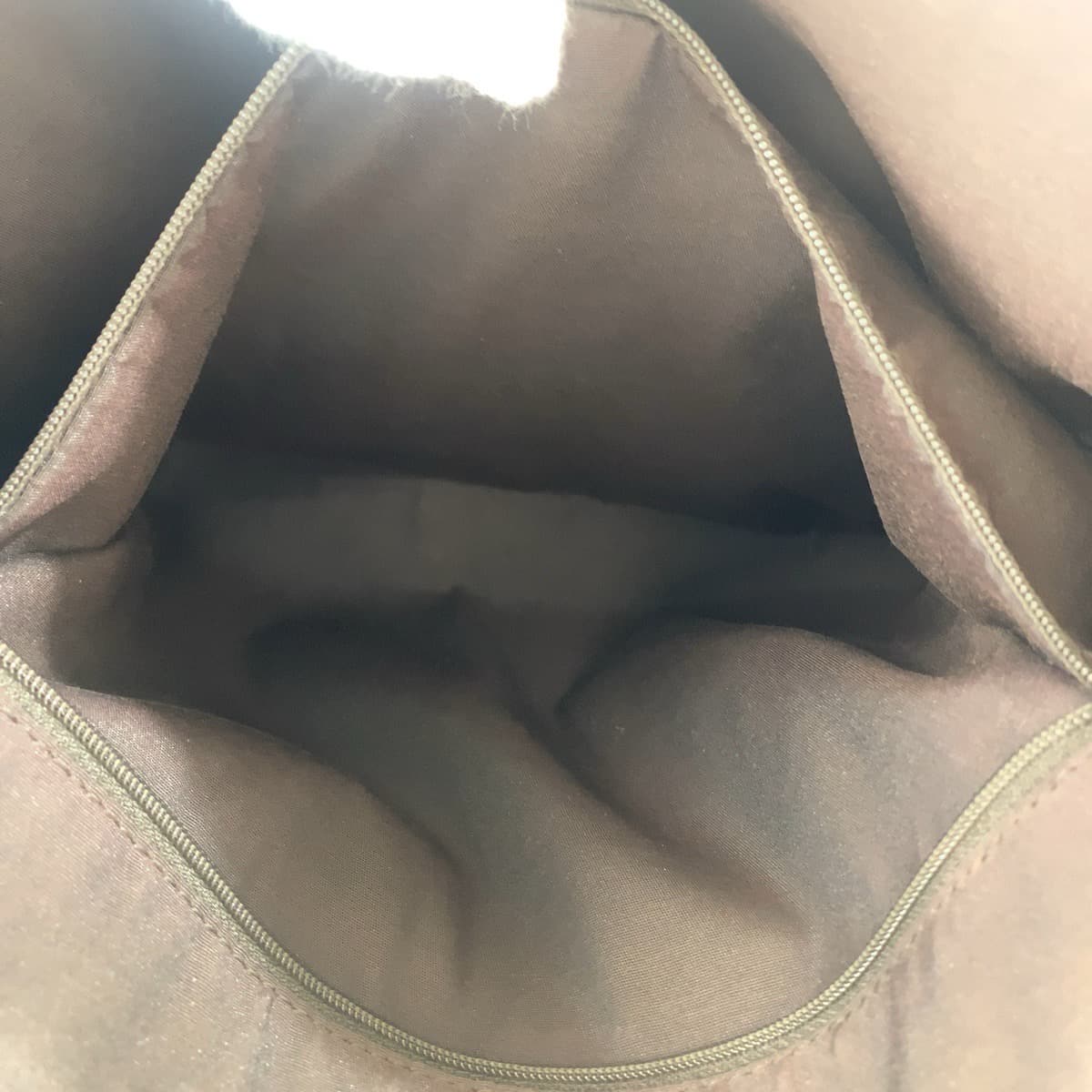 Gucci Brown GG Canvas Leather Shoulder Bag