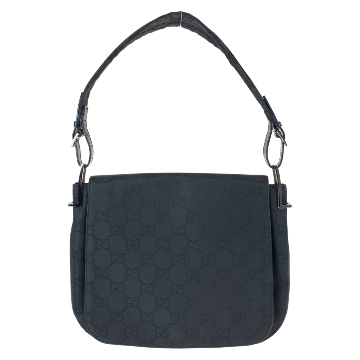 Gucci GG Canvas Shoulder Bag Black