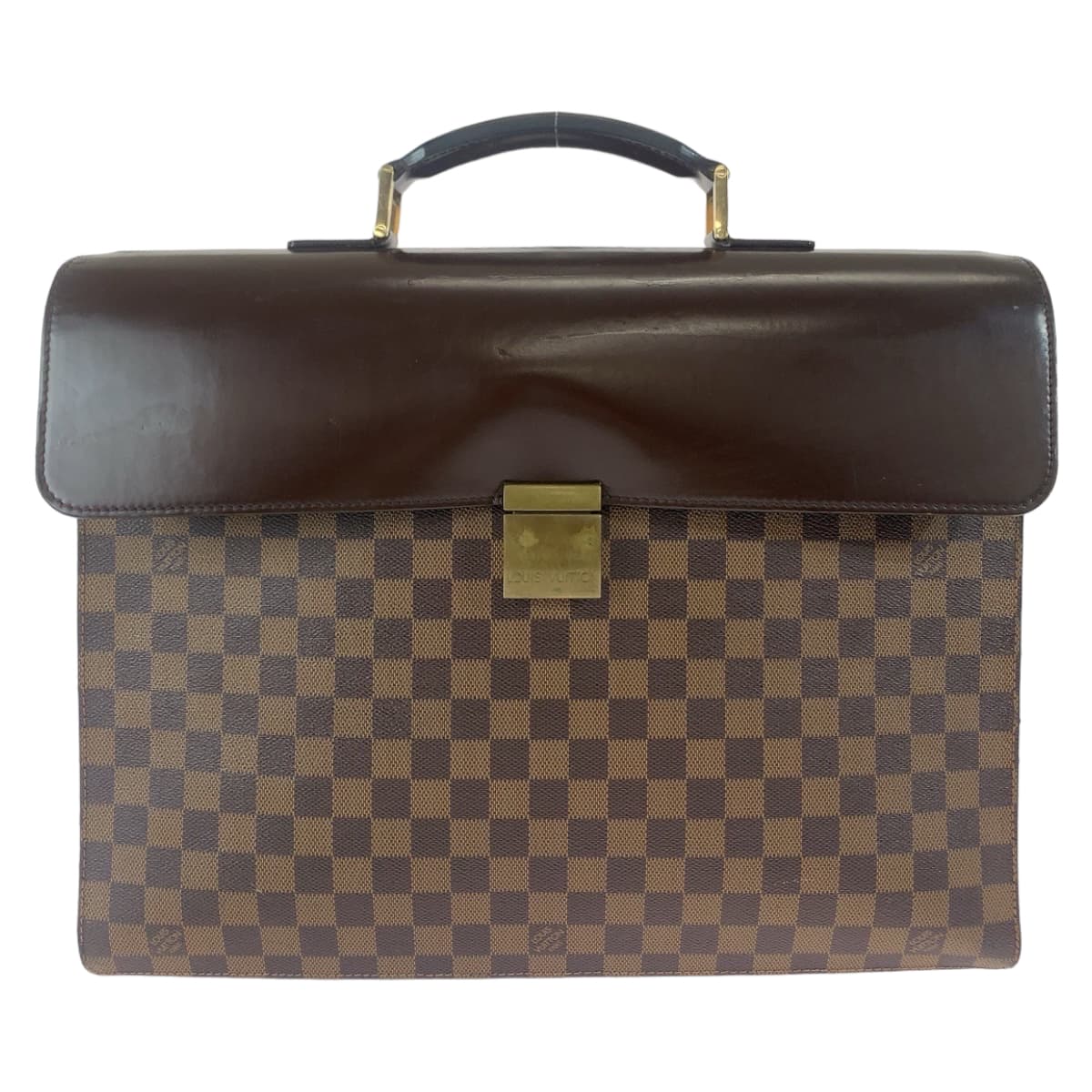 Louis Vuitton Damier Altona GM Briefcase PVC/Leather N53312 in Very Good Condition