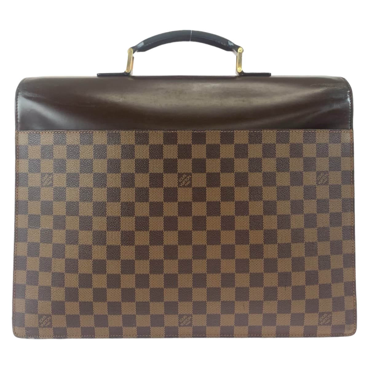 Louis Vuitton Damier Altona GM Briefcase PVC/Leather N53312 in Very Good Condition