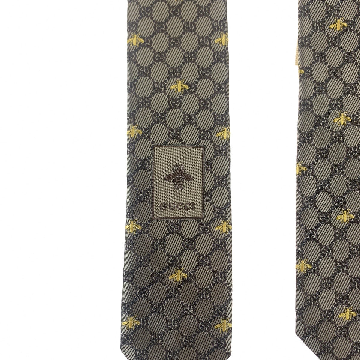 Gucci Silk GG Bee Necktie 545078 in Great Condition