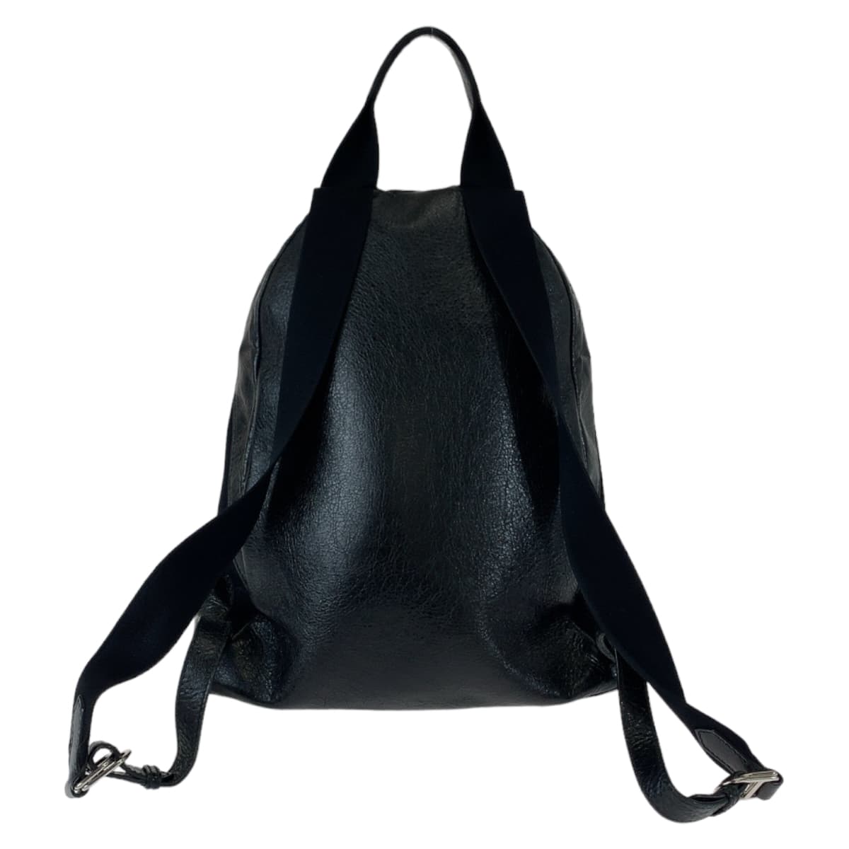 Balenciaga Leather Essential Crinkle Backpack