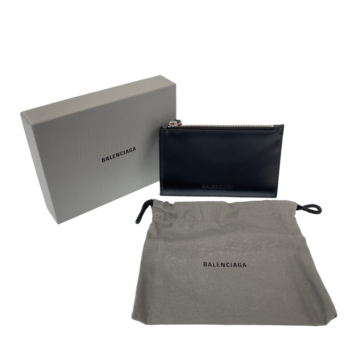 Balenciaga Leather Coin Case Card Holder