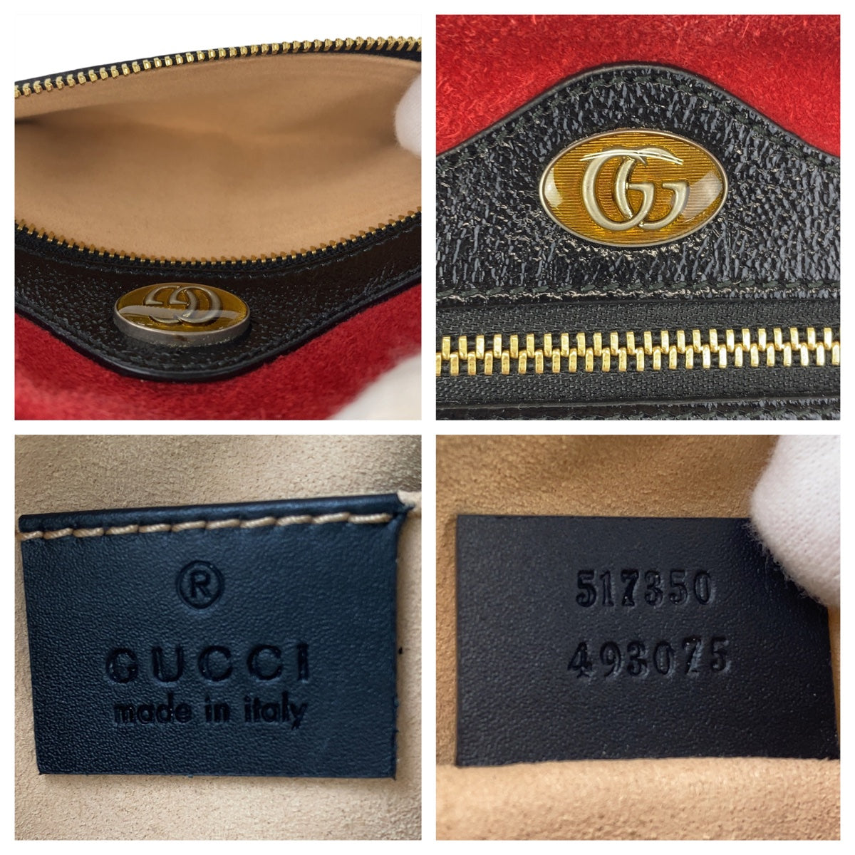 Gucci Suede Ophidia Shoulder Bag 517350 in Very Good Condition