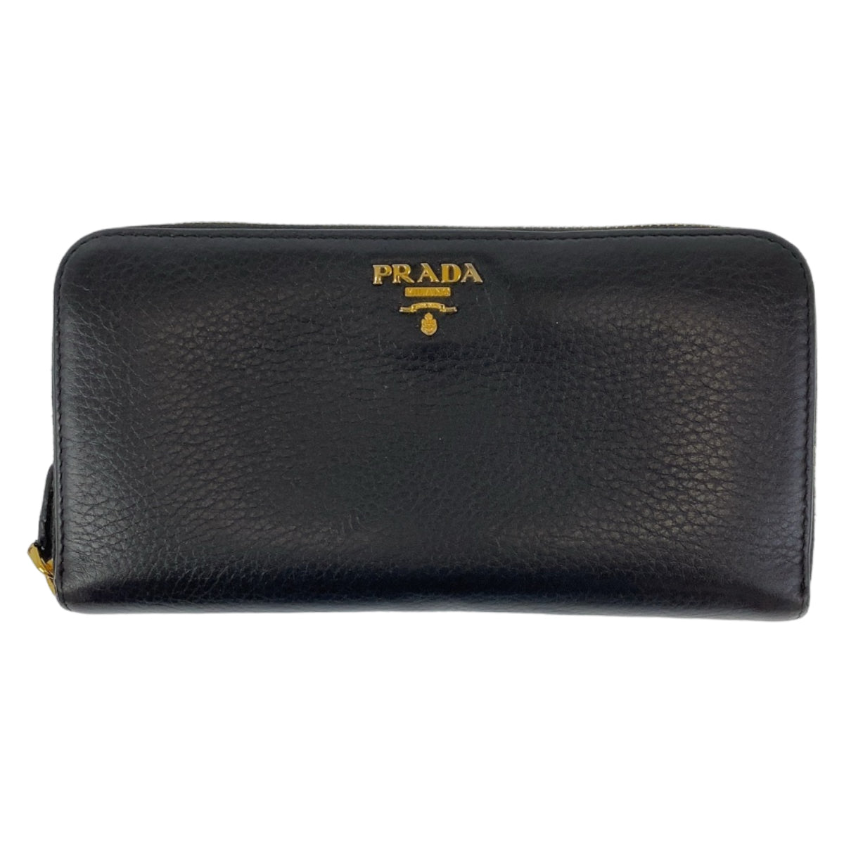 Prada Saffiano Leather Long Wallet 406992 in Very Good Condition