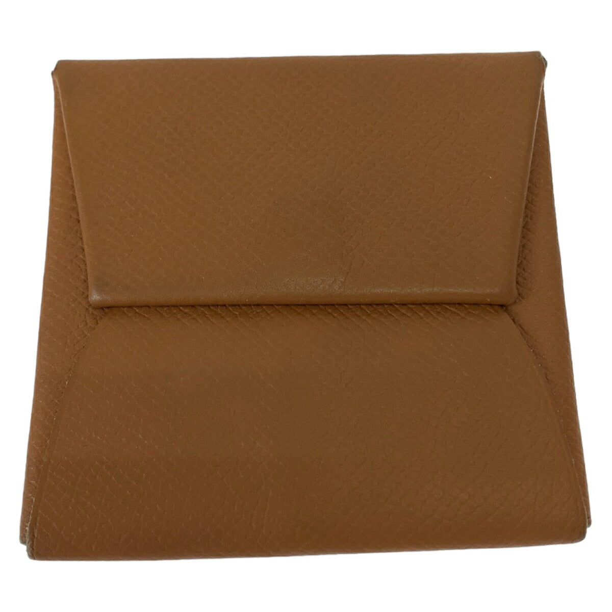 Hermes Bastia Coin Case Gold Brown