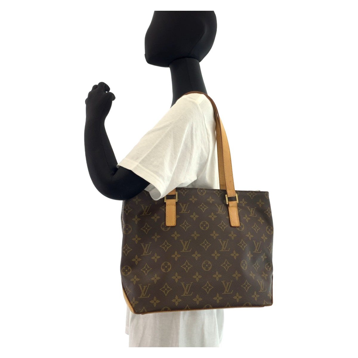 Louis Vuitton Monogram Cabas Piano Tote Bag M51148 in Very Good Condition