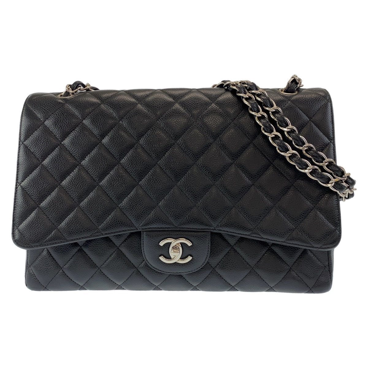 Chanel Caviar Skin Matelasse 34 Chain Shoulder Bag in Very Good Condition