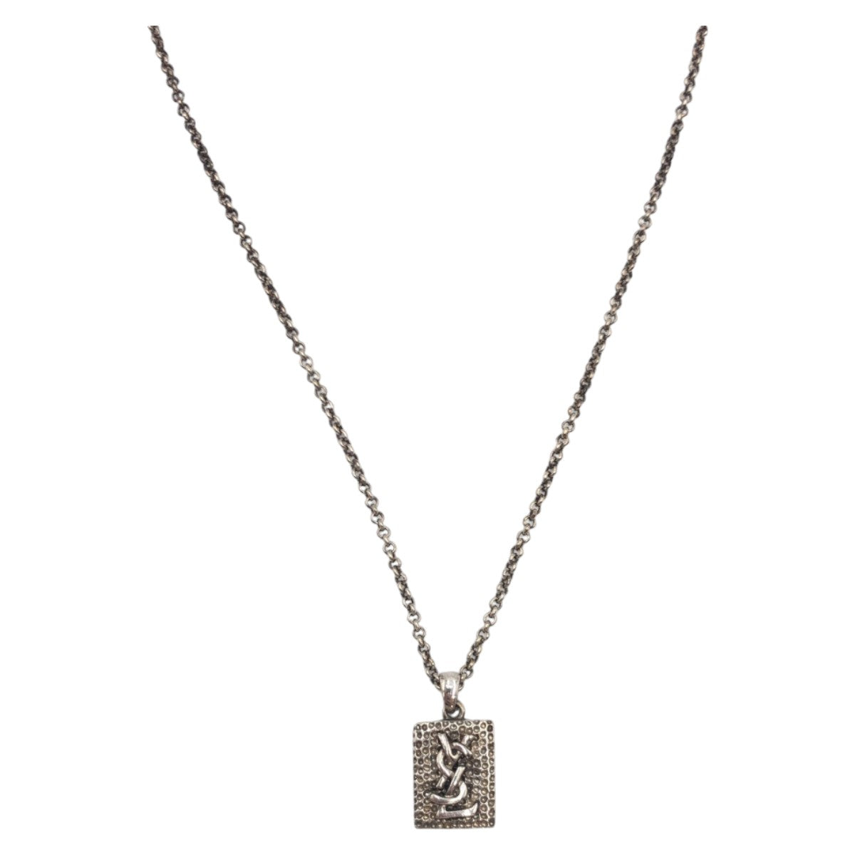 Yves Saint Laurent Silver Plated Necklace