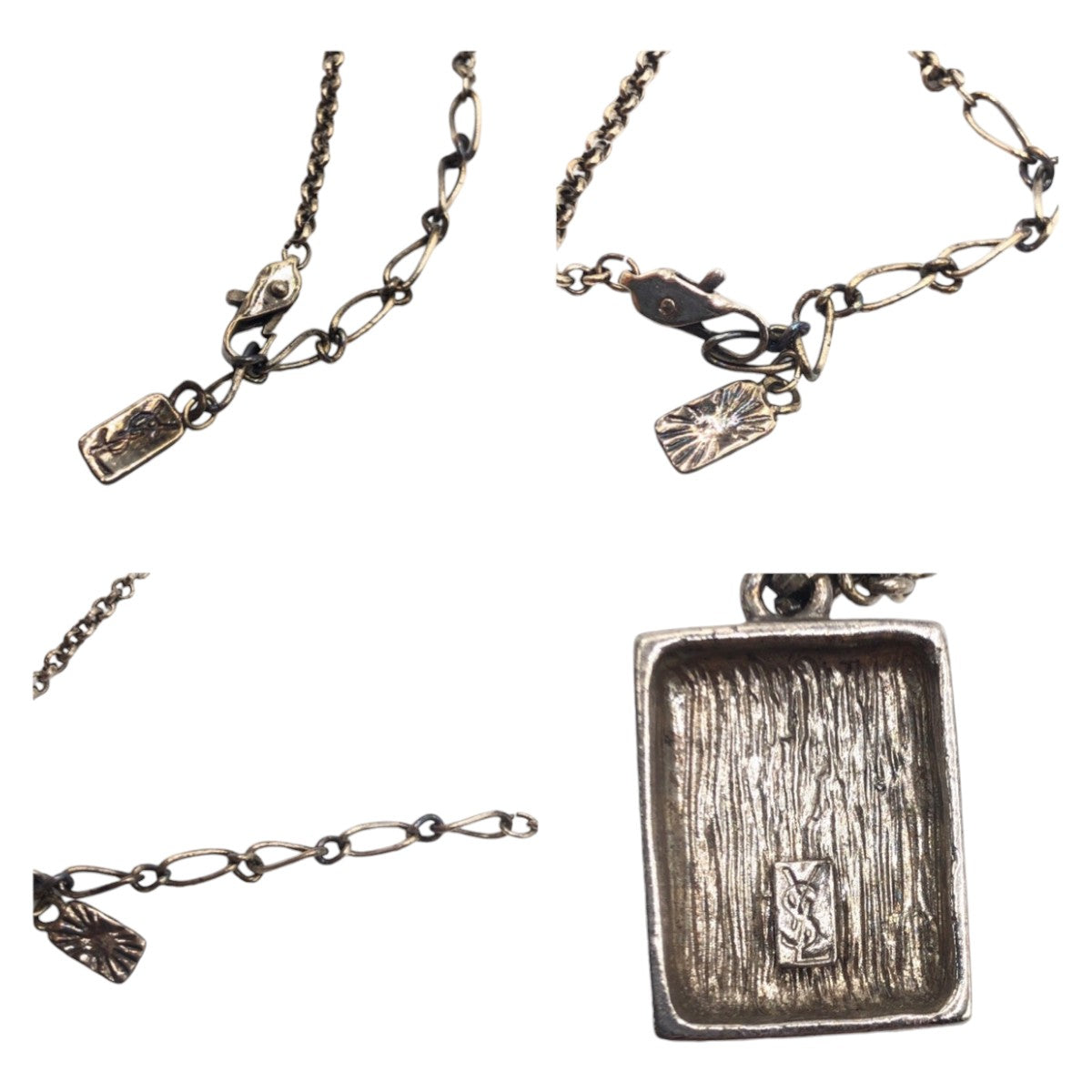 Yves Saint Laurent Silver Plated Necklace