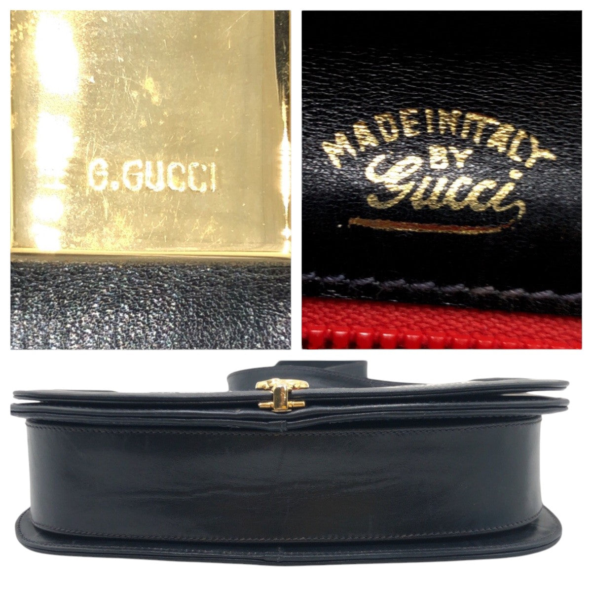 Gucci Vintage Horsebit Shoulder Bag