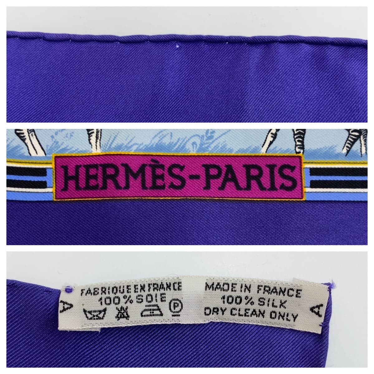 Hermes Silk TROPIOUES Carre 90 Scarf in Great Condition