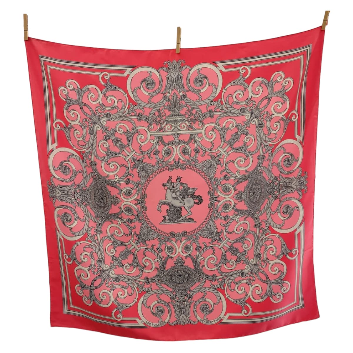 Hermes Silk LES TUILERIES Scarf