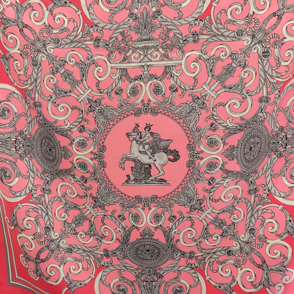 Hermes Silk LES TUILERIES Scarf in Great Condition