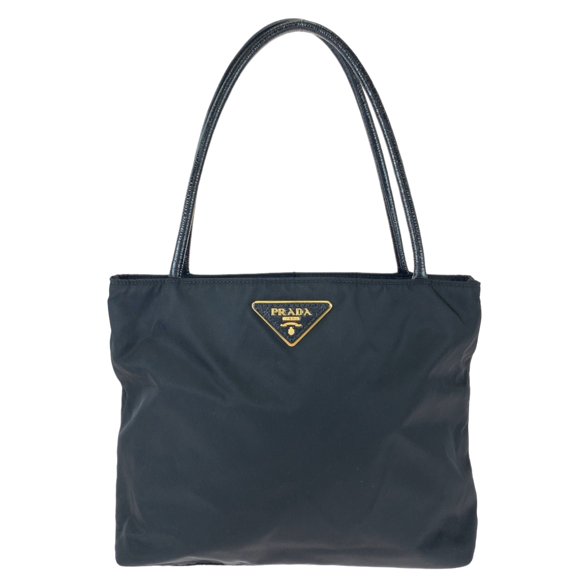 Prada Nylon Tessuto Triangle Logo Tote Bag in Very Good Condition