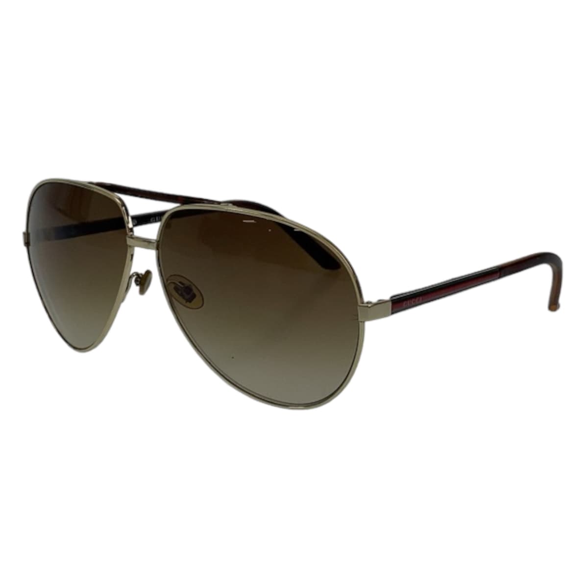 Gucci Brown Gold Plastic Sunglasses GG193/S