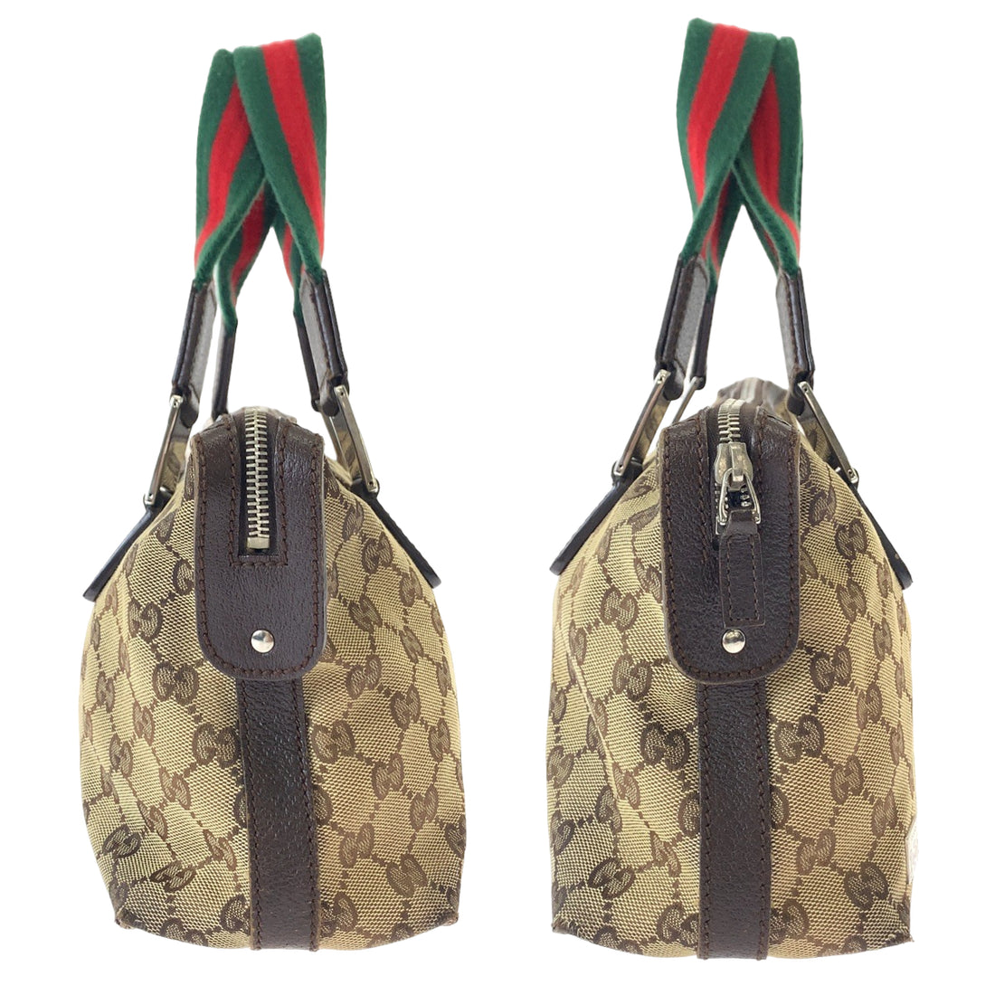 Gucci GG Canvas Handbag Mini Boston Bag