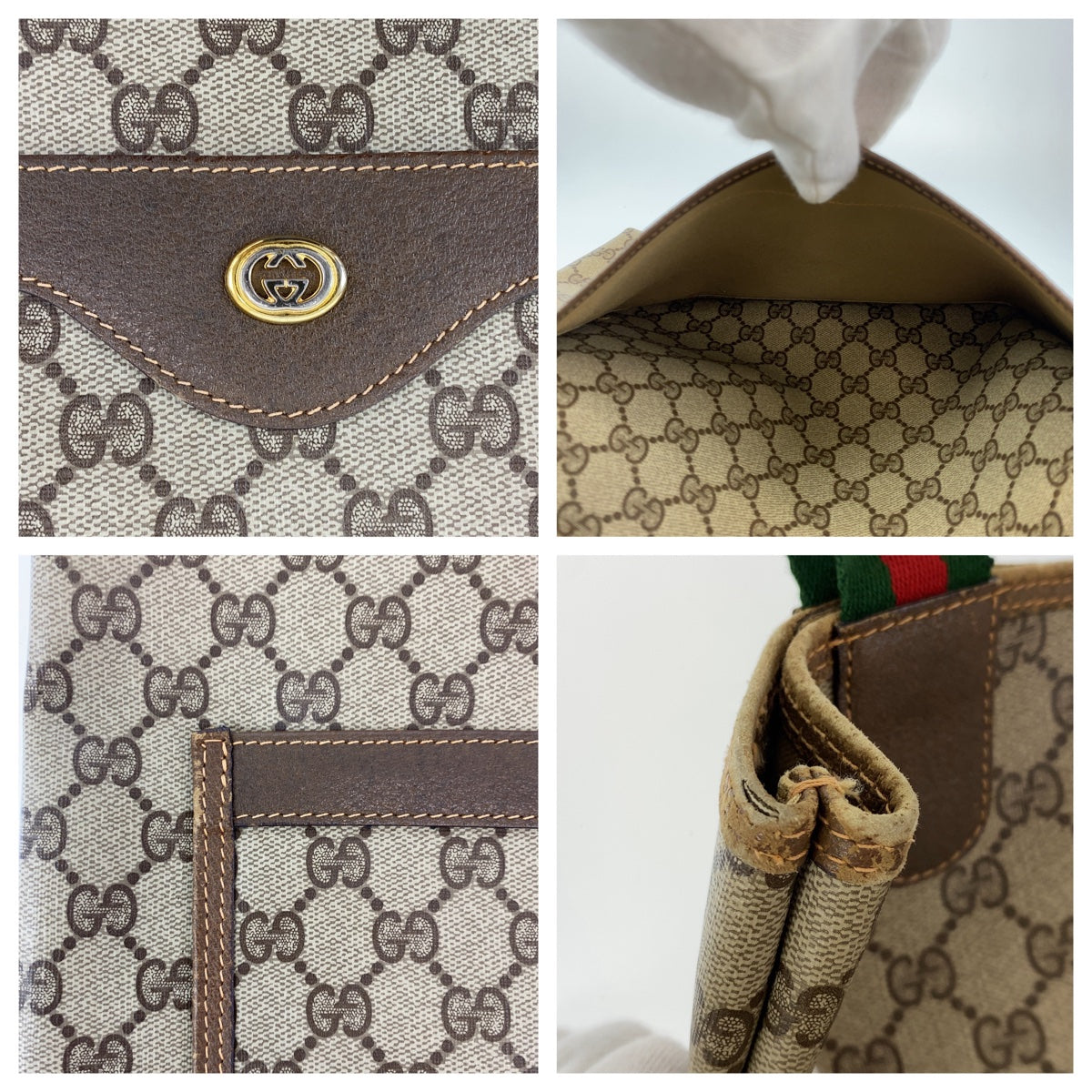 Gucci GG Supreme Canvas Shoulder Tote Bag