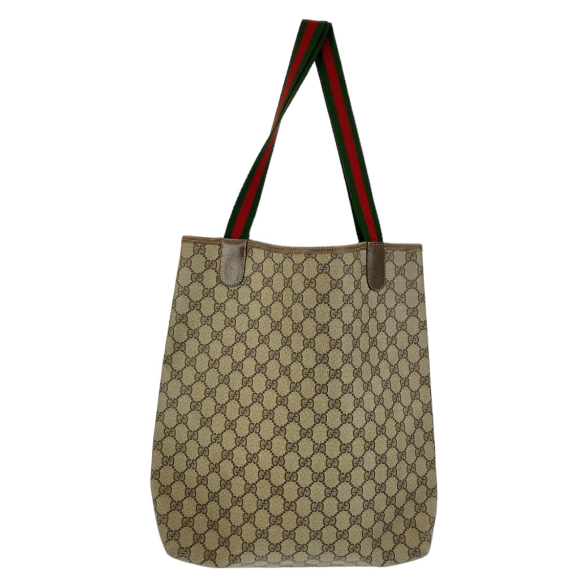 Gucci GG Supreme Canvas Old Gucci Shoulder Tote Bag in Very Good Condition